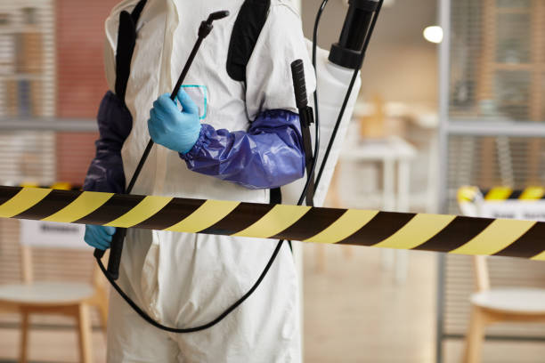Professional Biohazard Cleanup technician working in Bellevue, IL
